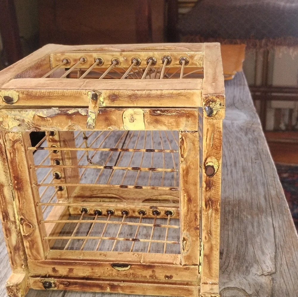 Rustic Chinese Dome Bird Cage